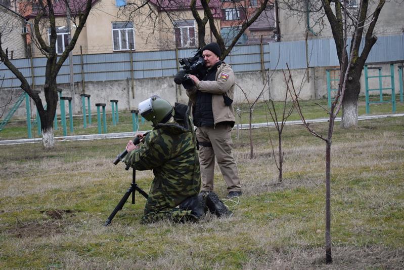 Съемочная группа телеканала НТВ побывала в  дагестанском управлении Росгвардии