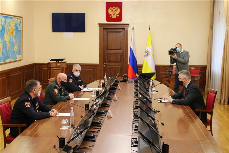 В Ставрополе представлен новый руководитель краевого управления Росгвардии 