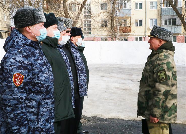 Командующий Приволжским округом проинспектировал подразделения Управления Росгвардии по Республике Мордовия
