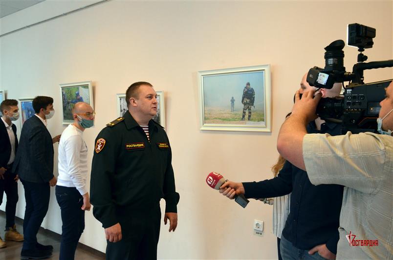 Тамбовские росгвардейцы открыли фотовыставку «Войска правопорядка. События и лица»