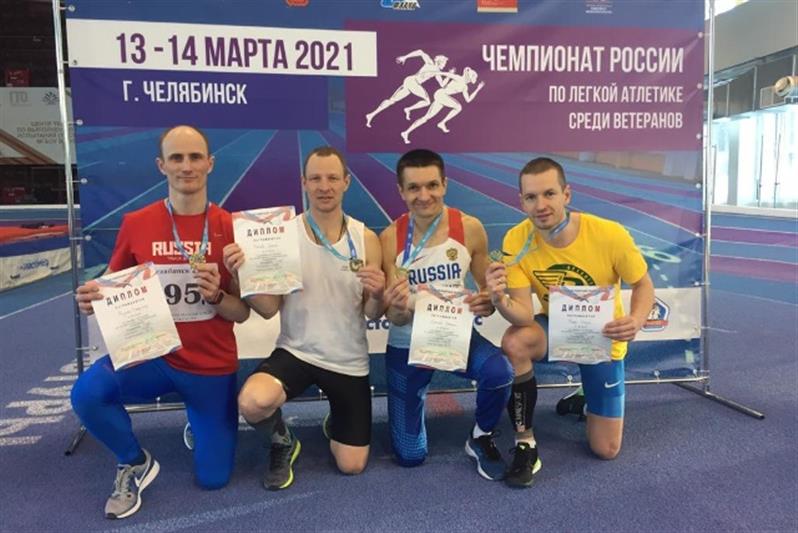 В Архангельской области росгвардейцы стали победителями чемпионата России по легкой атлетике среди ветеранов