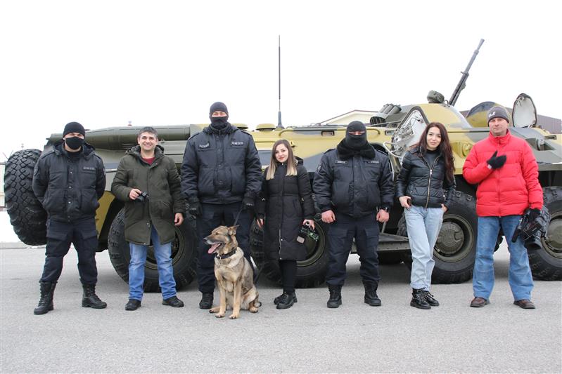 В Кабардино-Балкарии тележурналисты попробовали себя в роли сотрудников  Росгвардии