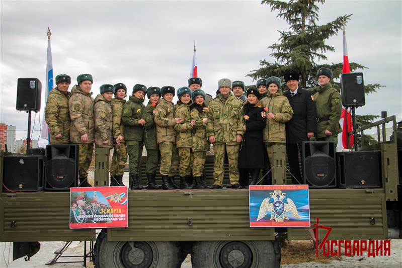 В озерской дивизии состоялись мероприятия в рамках Дня войск национальной гвардии