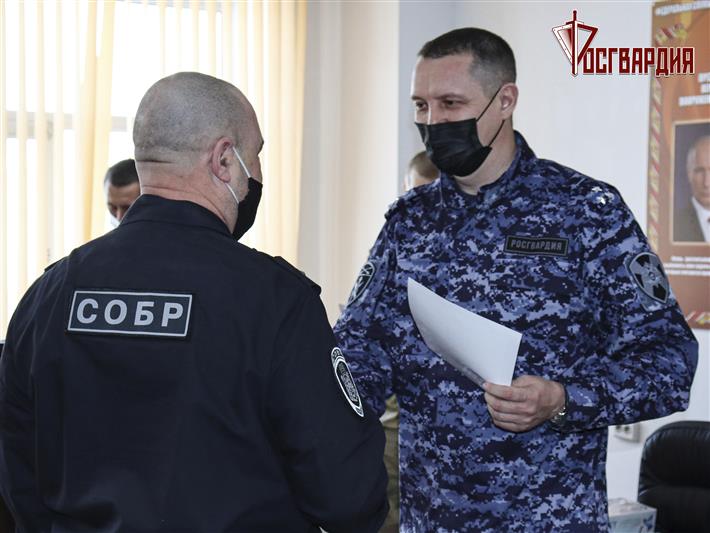 СОБР Управления Росгвардии по Республике Алтай отметил свое 28-летие