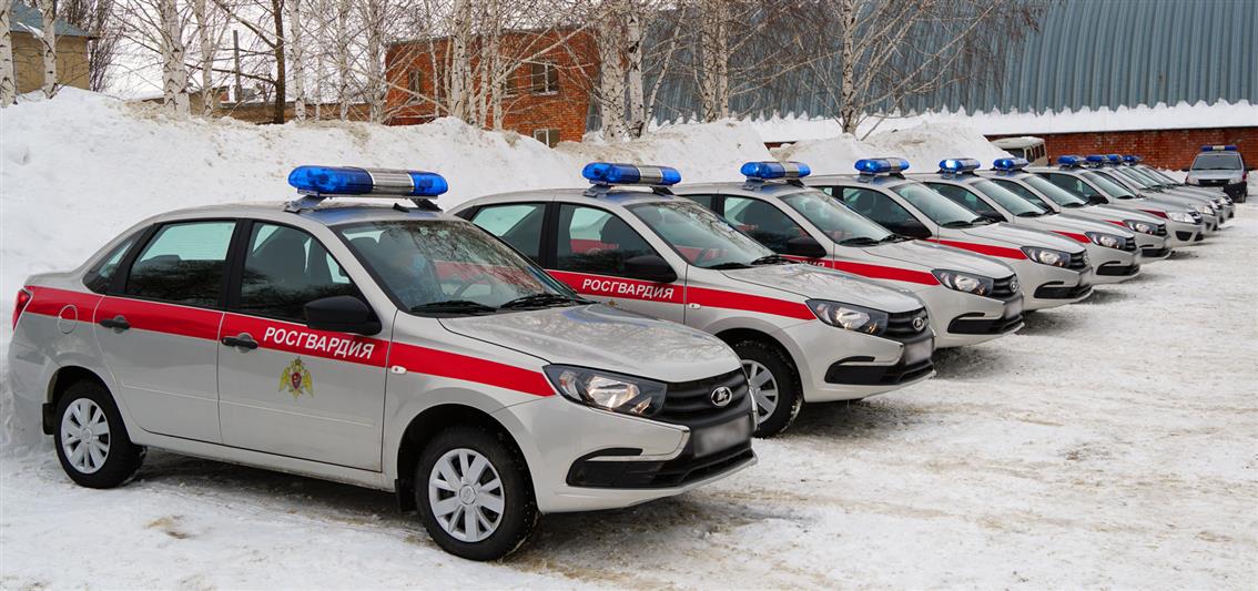 Автопарк Управления Росгвардии по Оренбургской области пополнился новыми служебными автомобилями (фото, видео)