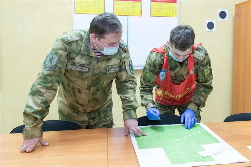 В Росгвардии состоялись соревнования по стрельбе из личного оружия