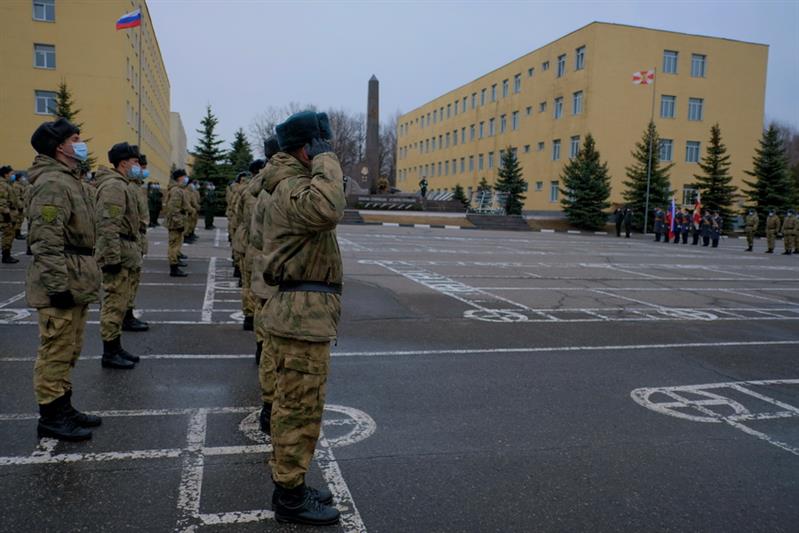 В бригаде оперативного назначения Центрального округа Росгвардии прошел День памяти военнослужащих, погибших при исполнении воинского долга