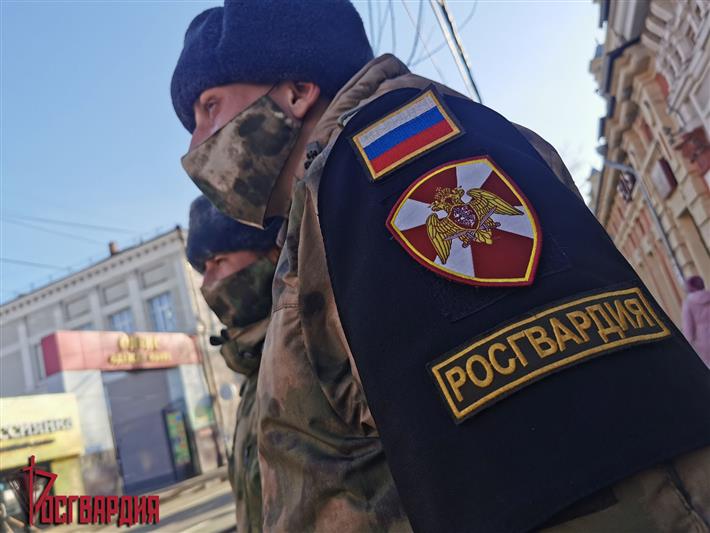 Патрулирование улиц Иркутска осуществляют совместные наряды Росгвардии и полиции