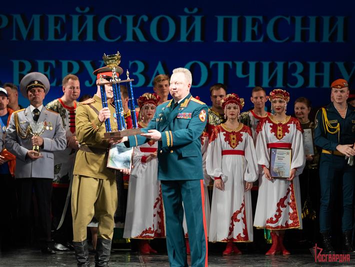 Офицер северского соединения Росгвардии завоевал Гран-при фестиваля-конкурса «За веру, за отчизну, за любовь» 