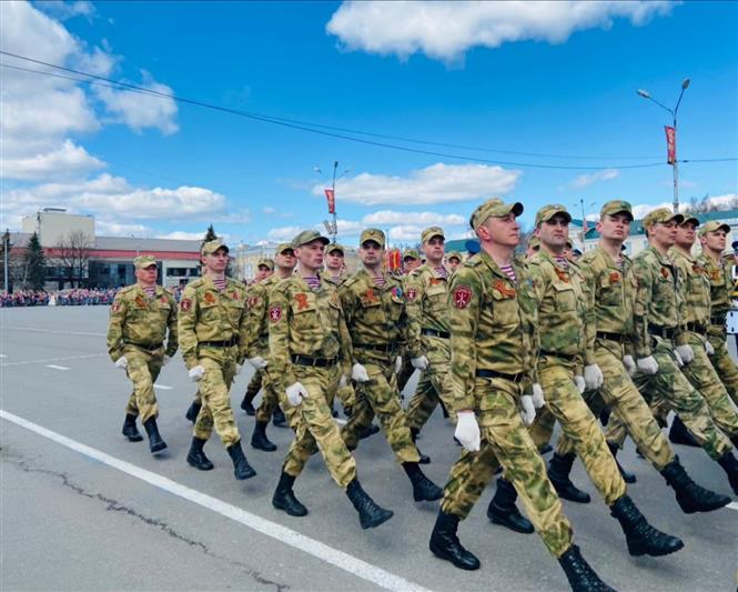 Росгвардейцы Северо-Западного округа стали участниками парадов Победы 