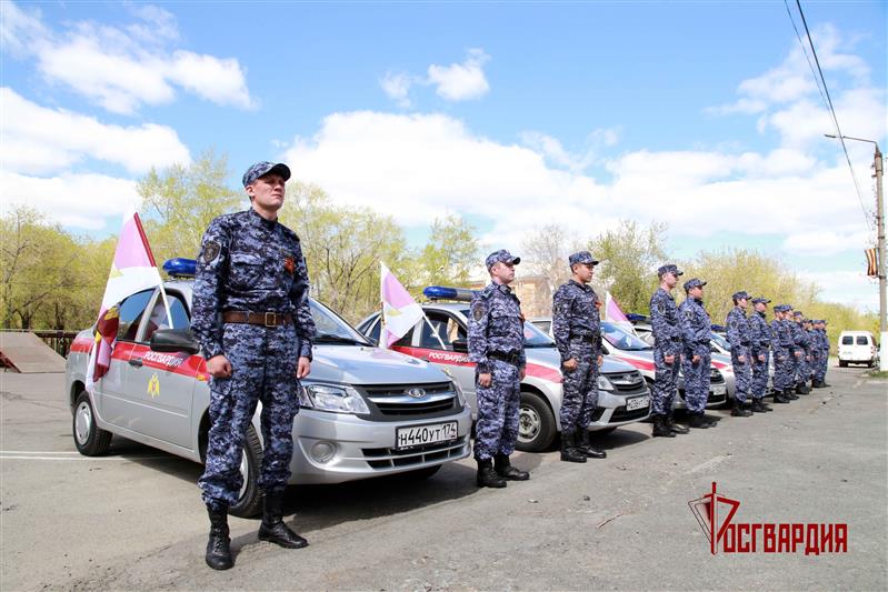 К автопробегу Росгвардии присоединились на Южном Урале 