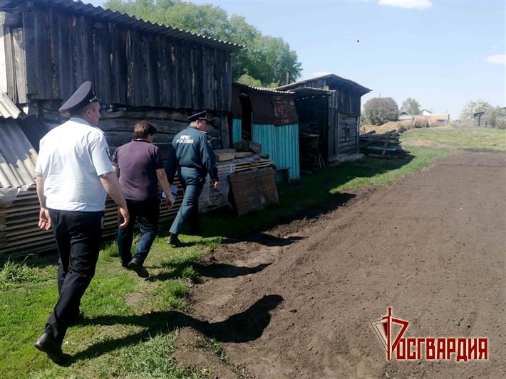 В Зауралье Росгвардия участвует в обеспечении особого противопожарного режима
