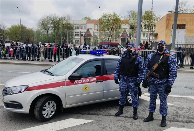 Росгвардия приняла участие в обеспечении общественной безопасности в День Победы