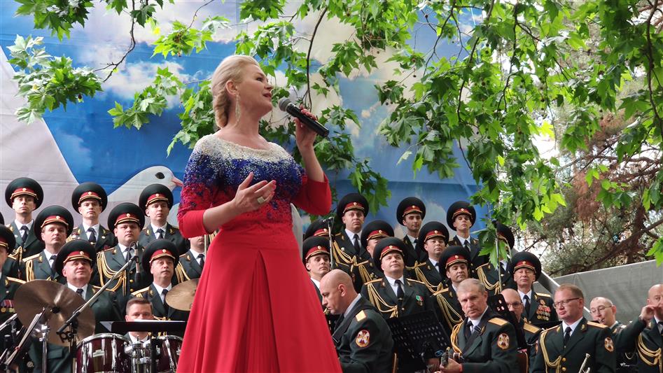 Концерт Академического ансамбля песни и пляски Росгвардии состоялся в Форосе 