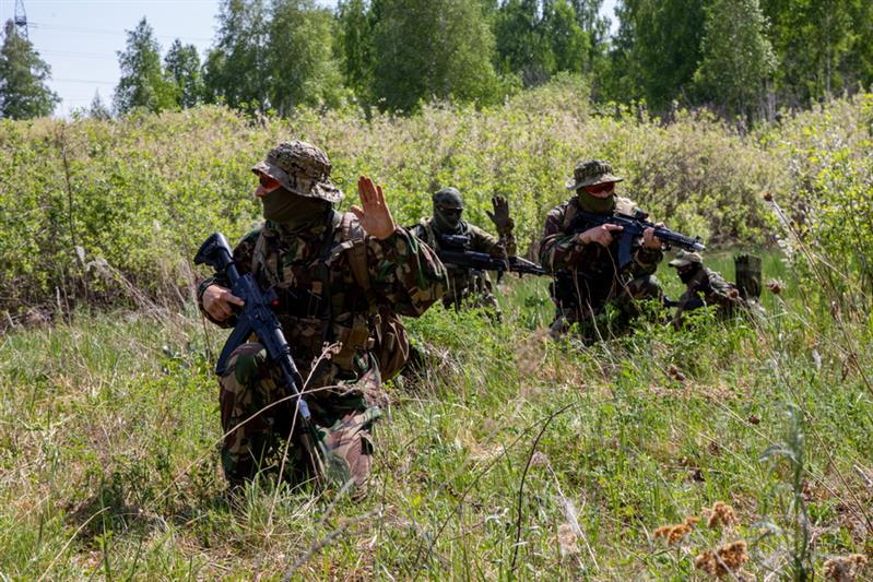 Полевой выход челябинского СОБР