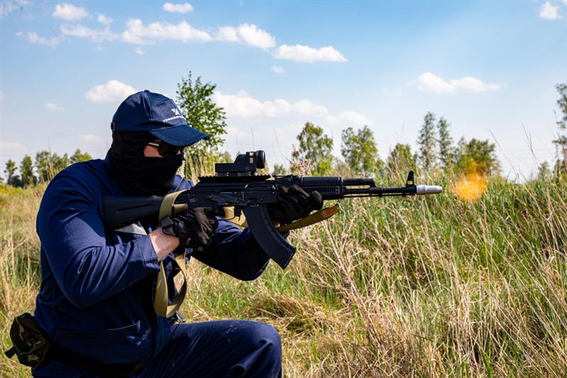 Полевой выход челябинского СОБР