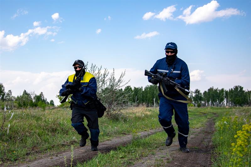 Полевой выход челябинского СОБР
