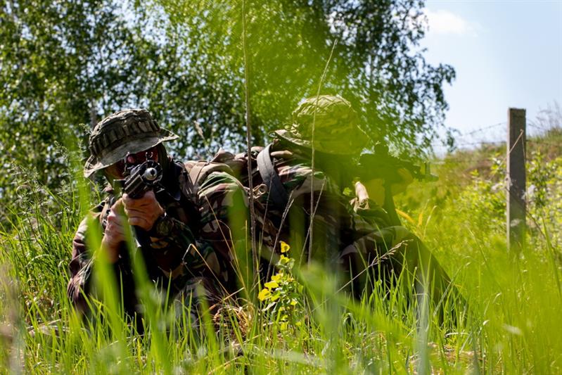 Полевой выход челябинского СОБР