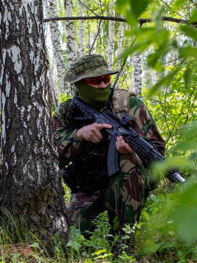 Полевой выход челябинского СОБР