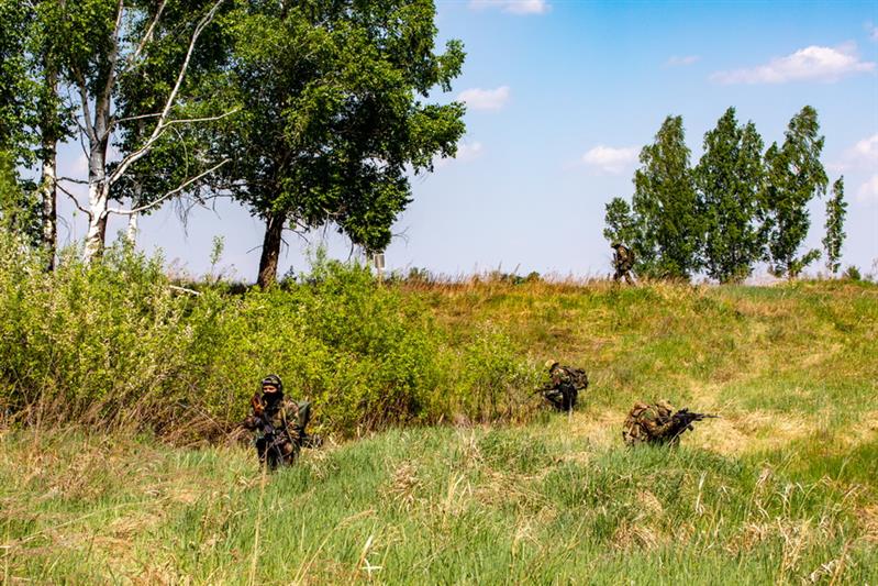 Полевой выход челябинского СОБР