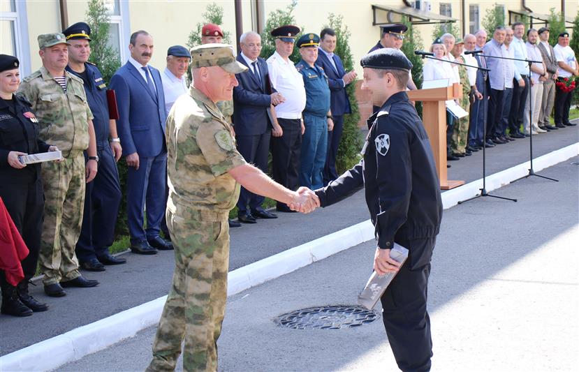 Новый пункт базирования СОБР и ОМОН Росгвардии открыли во Владикавказе 