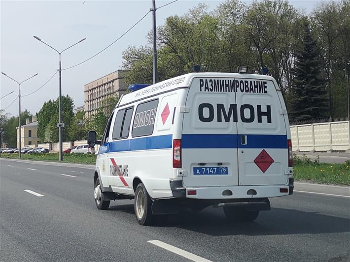 В Санкт-Петербурге взрывотехники ОМОН обследовали артиллерийский снаряд начала XX века, обнаруженный в парке
