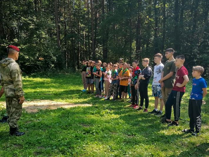 «День спорта с Росгвардией» прошел в одном из детских летних лагерей Чувашии