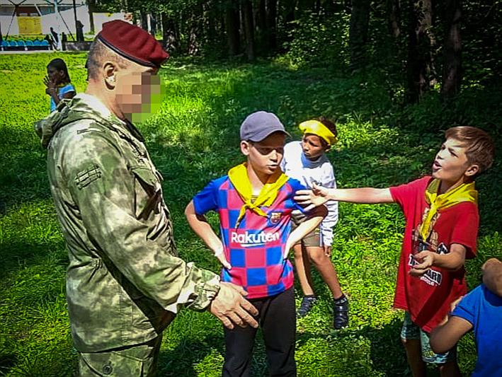 «День спорта с Росгвардией» прошел в одном из детских летних лагерей Чувашии