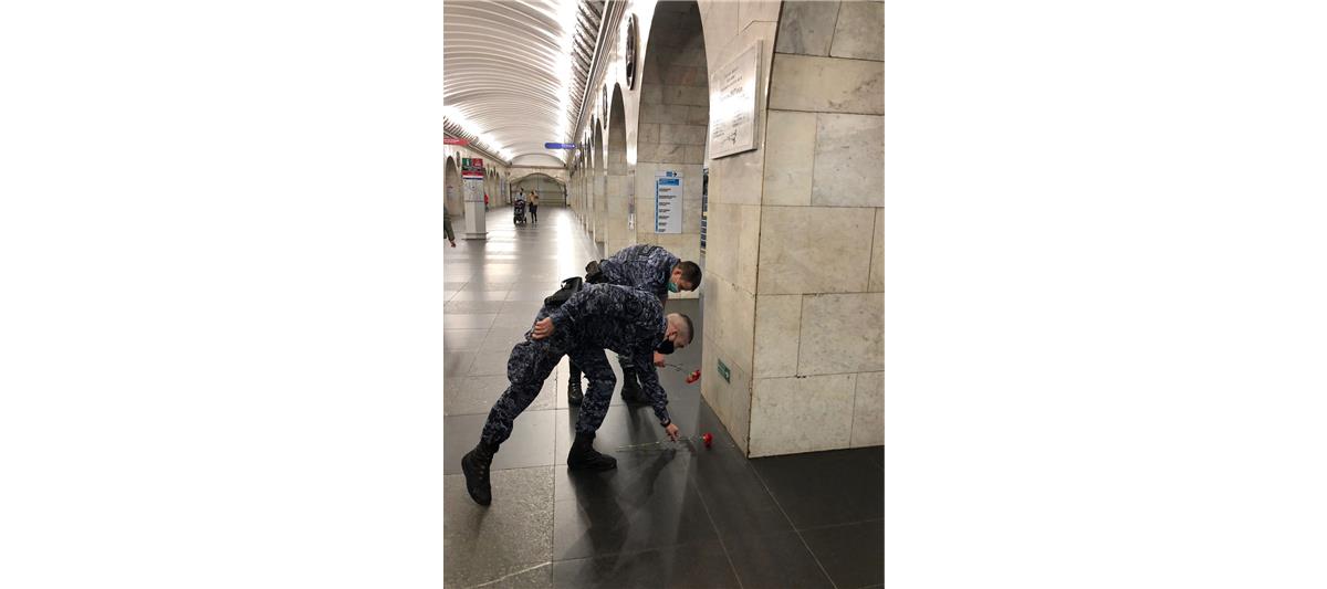 Военнослужащие и сотрудники Северо-Западного округа Росгвардии присоединились к акции «Вместе против террора»