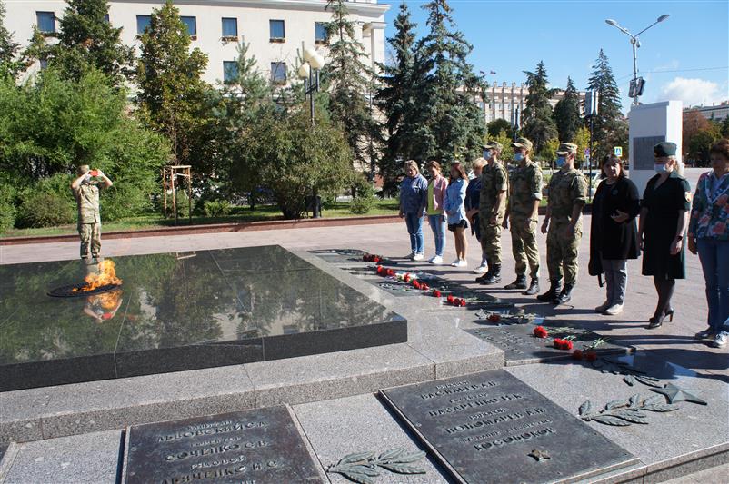 В Центральном округе Росгвардии проходят памятные мероприятия ко Дню солидарности в борьбе с терроризмом