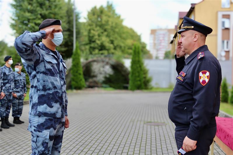 Калининградский ОМОН Росгвардии отмечает годовщину образования