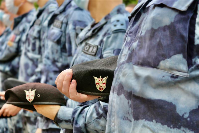 Калининградский ОМОН Росгвардии отмечает годовщину образования