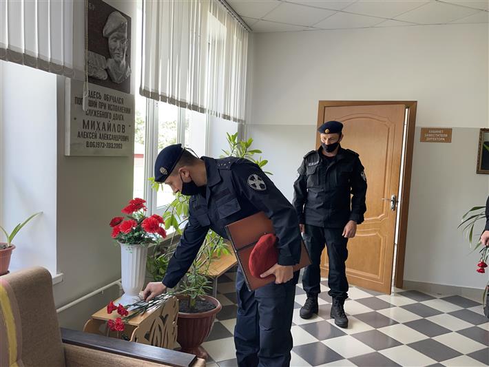 В Центральном округе Росгвардии проходят памятные мероприятия ко Дню солидарности в борьбе с терроризмом