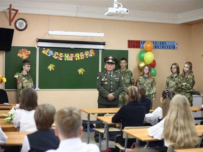 В Иркутске состоялось торжественное открытие третьего профильного класса Росгвардии