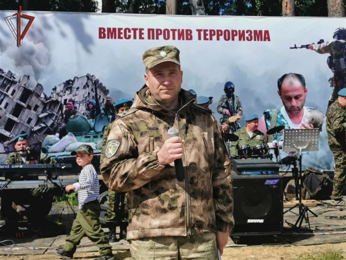В Иркутской области росгвардейцы и ветераны ведомства заложили камень на месте мемориального комплекса жертвам терроризма