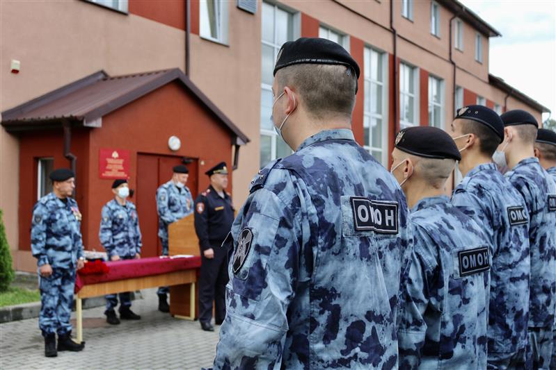 Калининградский ОМОН Росгвардии отмечает годовщину образования