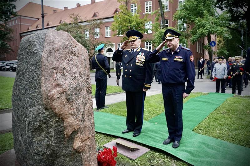 Начальник Управления Росгвардии  по Калининградской области принял участие в заложении первого камня в основание будущего мемориала сотрудникам спецназа России