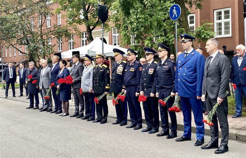 Начальник Управления Росгвардии  по Калининградской области принял участие в заложении первого камня в основание будущего мемориала сотрудникам спецназа России