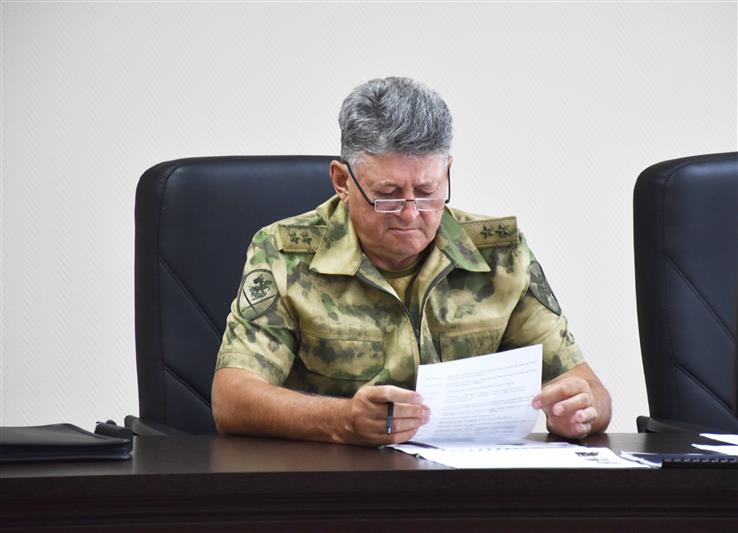 Командующий Южным округом проинспектировал подразделения Управления Росгвардии по Республике Адыгея