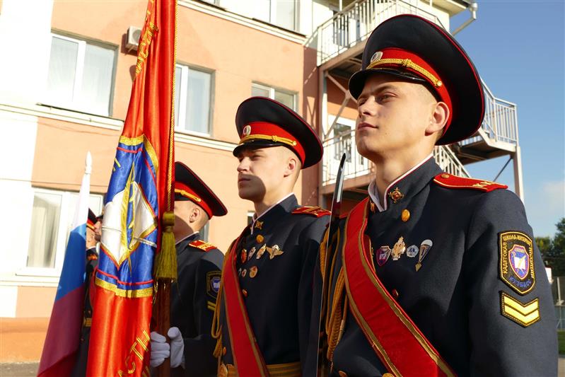 Класс Росгвардии открылся в кузбасской губернаторской кадетской школе-интернате полиции 
