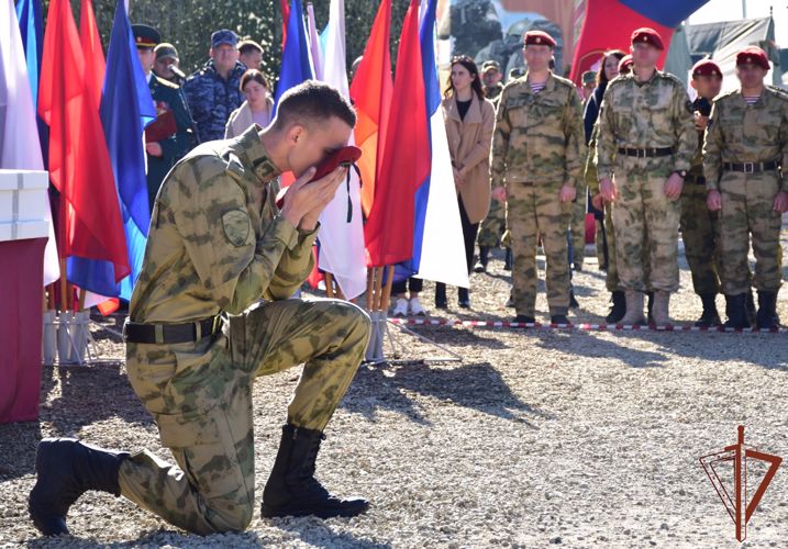В Южном округе Росгвардии состоялось квалификационное испытание на право ношения  крапового берета