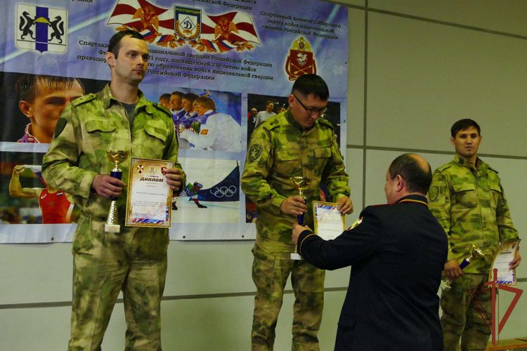 Завершился чемпионат Сибирского округа Росгвардии по рукопашному бою 