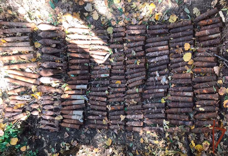 Взрывотехники краснодарского ОМОН Росгвардии уничтожили более 170 боеприпасов периода войны 