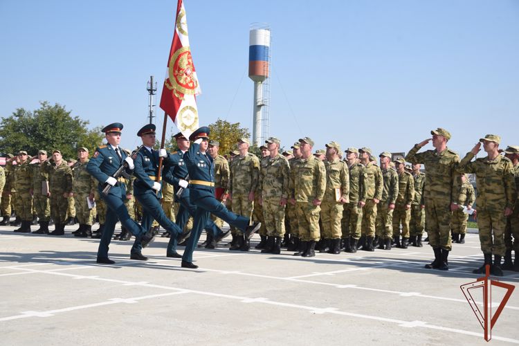 Ханкалинский батальон грозненского соединения Росгвардии отметил 15-ю годовщину образования