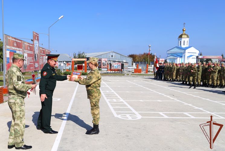 Ханкалинский батальон грозненского соединения Росгвардии отметил 15-ю годовщину образования