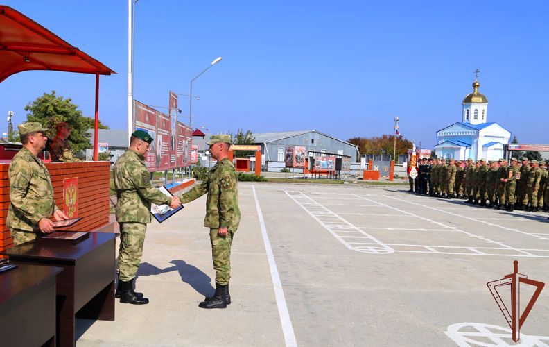 Ханкалинский батальон грозненского соединения Росгвардии отметил 15-ю годовщину образования