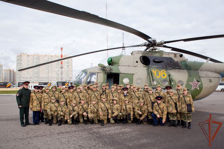 Кадеты Росгвардии побывали в гостях у дзержинцев
