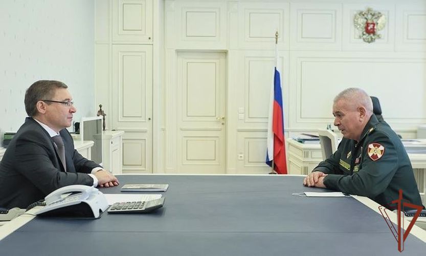 Командующий Уральским округом Росгвардии встретился с полпредом Президента России в УрФО