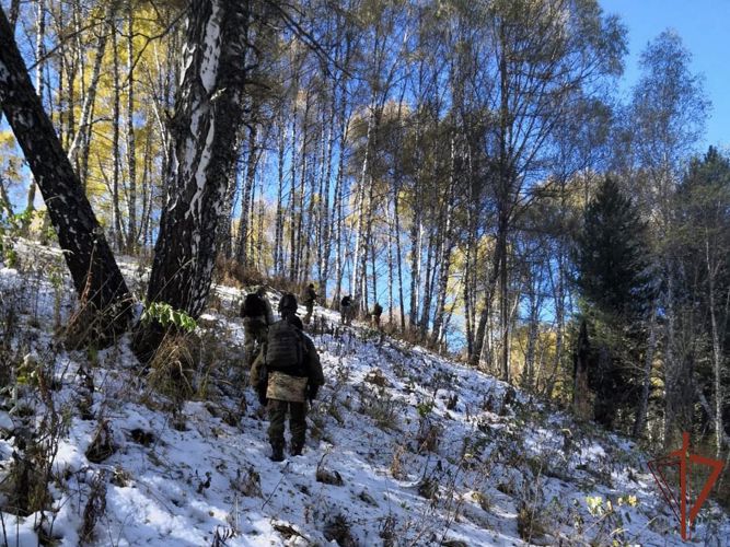 В Алтайском крае завершился полевой выход сотрудников спецподразделений Росгвардии