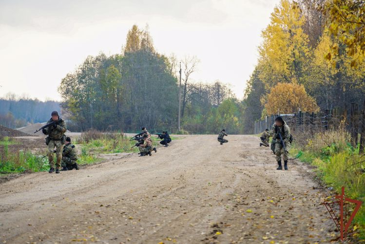 Полевой выход ОМОН Росгвардии проходит в Новгородской области  